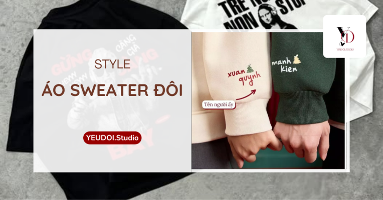 áo sweater đôi nam nữ